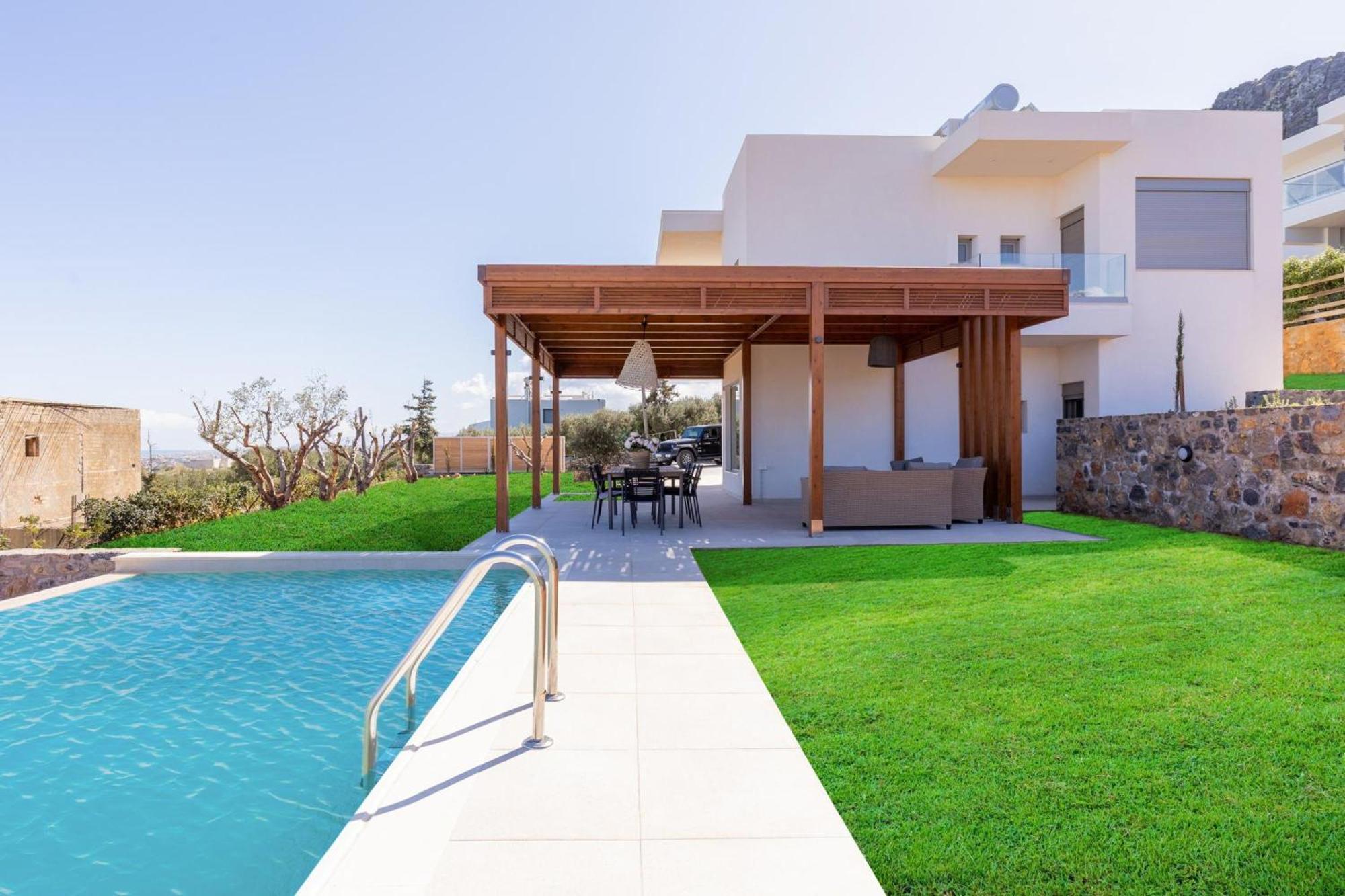 Luxury Villa U Kokkini Hani Exterior photo